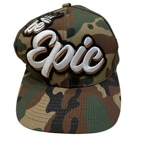 RPC Be Epic Camo Trucker Hat Crown Adjustable Snapback Baseball‎ Cap